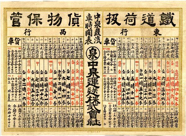 中泉運送(株)（引札）佐口行正氏所蔵資料